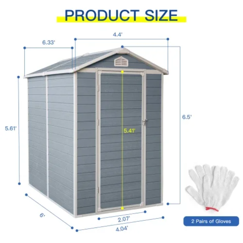 Outdoor Furniture Store - Kit Gudang Penyimpanan Luar Ruangan Resin