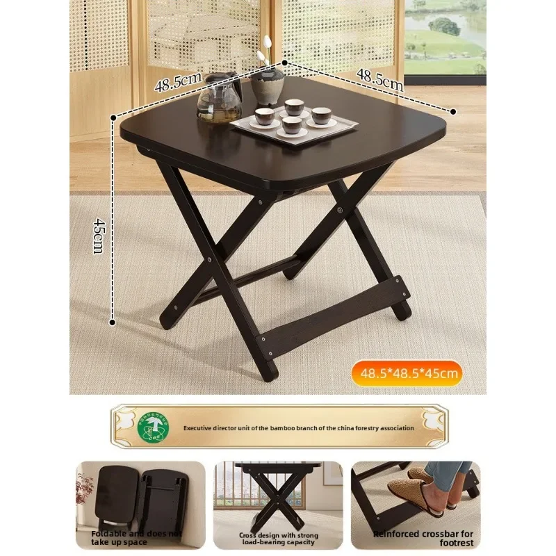 Outdoor Furniture One Piece - Meja Makan Lipat Kompak Bulat Persegi