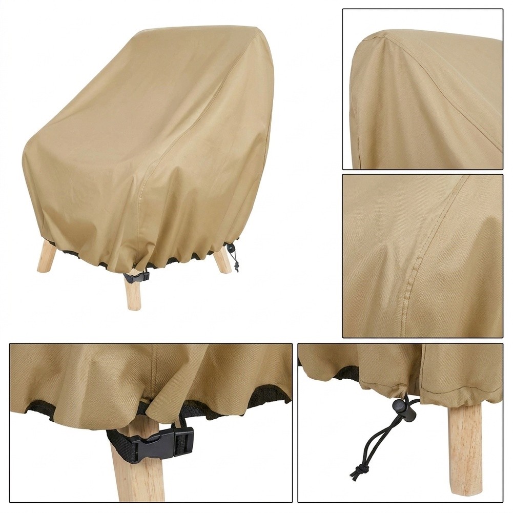 Outdoor Furniture Lounge Chair - Penutup Kursi Teras Tahan Air, Penutup
