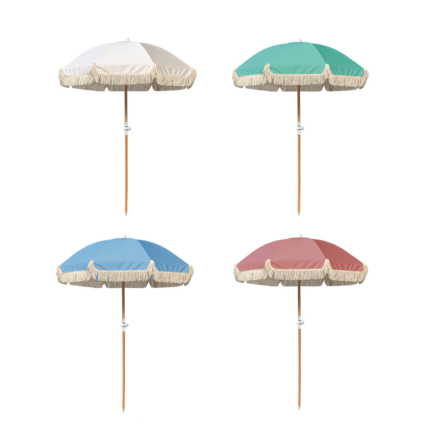 Outdoor Furniture In Bali - Payung Pantai Boho Bali Modern 2M
