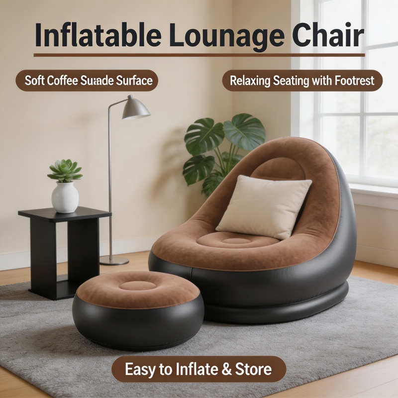 Outdoor Furniture Lounge Chair - Sofa Santai Tiup, Kursi Lipat, Recliner,