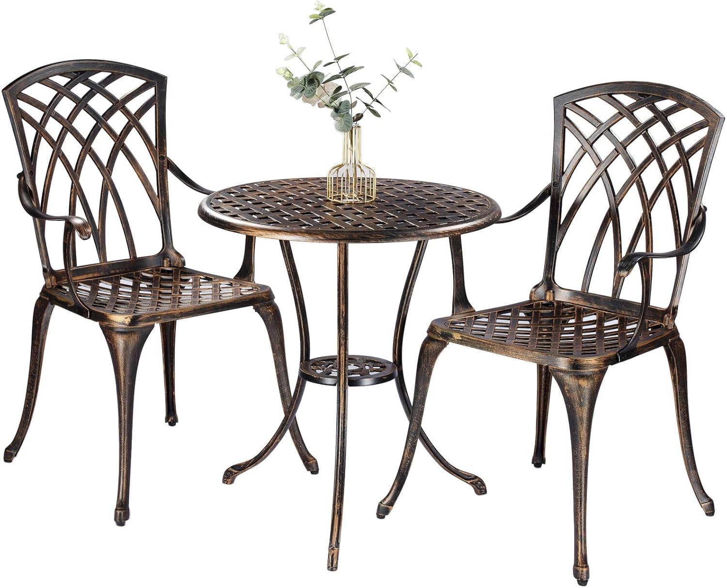 Bistro Table Set - Set bistro luar ruangan 3 bagian