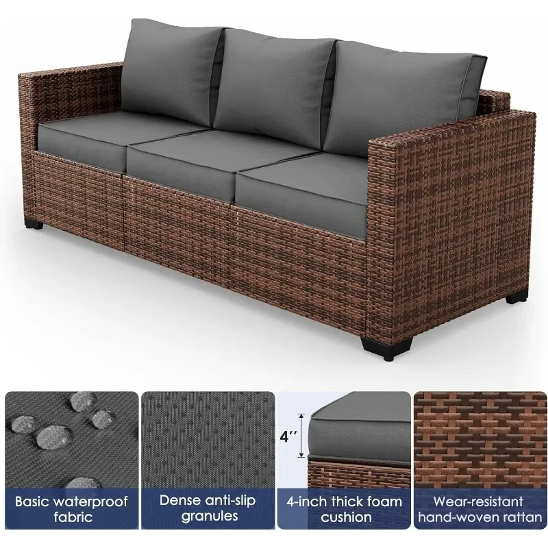 Outdoor Furniture And Fire Pit - Satu Set Furnitur dengan Meja Lubang