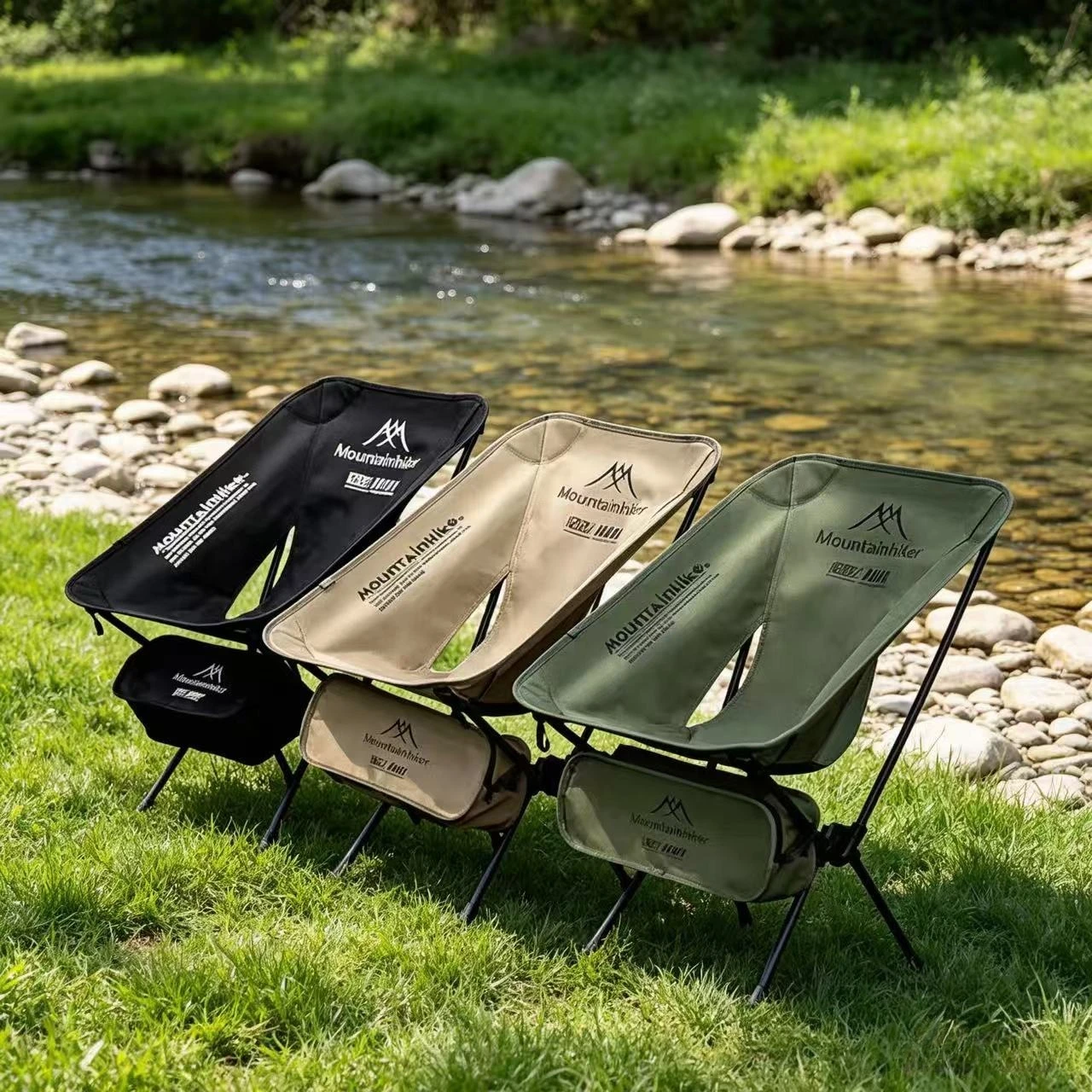 Outdoor Furniture Lounge Chair - Kursi Lipat Ultra Ringan Portabel untuk