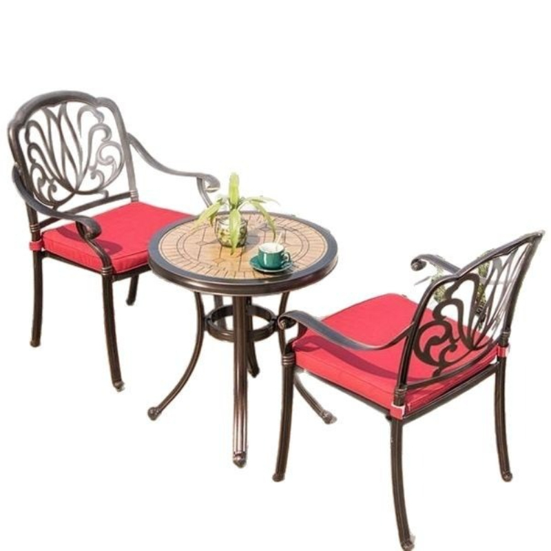 Outdoor Furniture One Piece - Set meja dan kursi teras aluminium