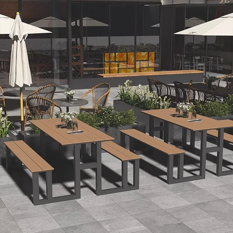 Outdoor Furniture One Piece - Set Meja dan Kursi Besi Tempa