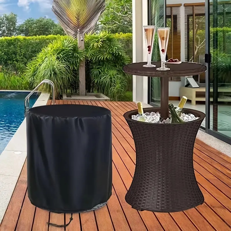 Outdoor Furniture Philippines - Penutup Meja Anyaman Luar Ruangan, Penutup