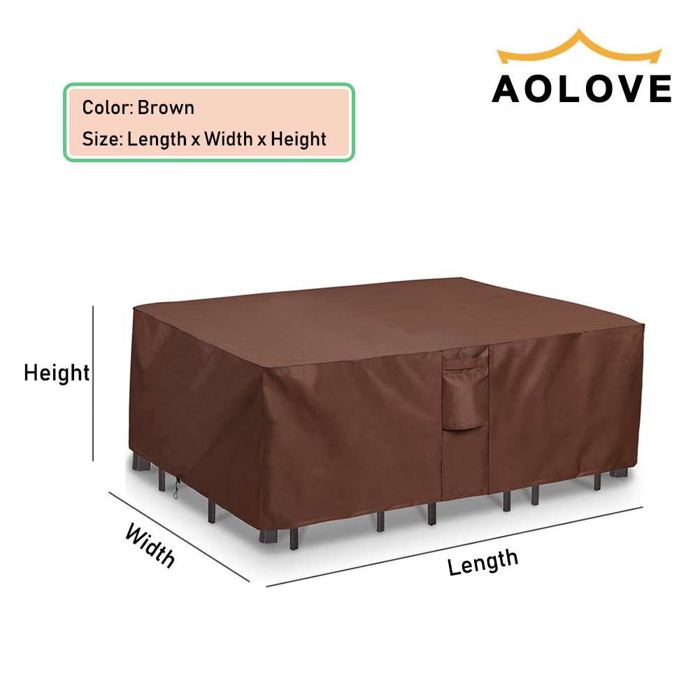 Cokelat 420D Tugas Berat Luar  - Bistro Table Set ulasan dan harga