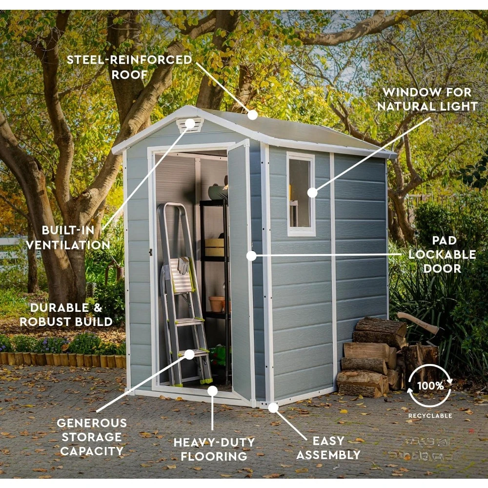 Kit Gudang Penyimpanan Luar Ru - Outdoor Furniture Store ulasan dan harga