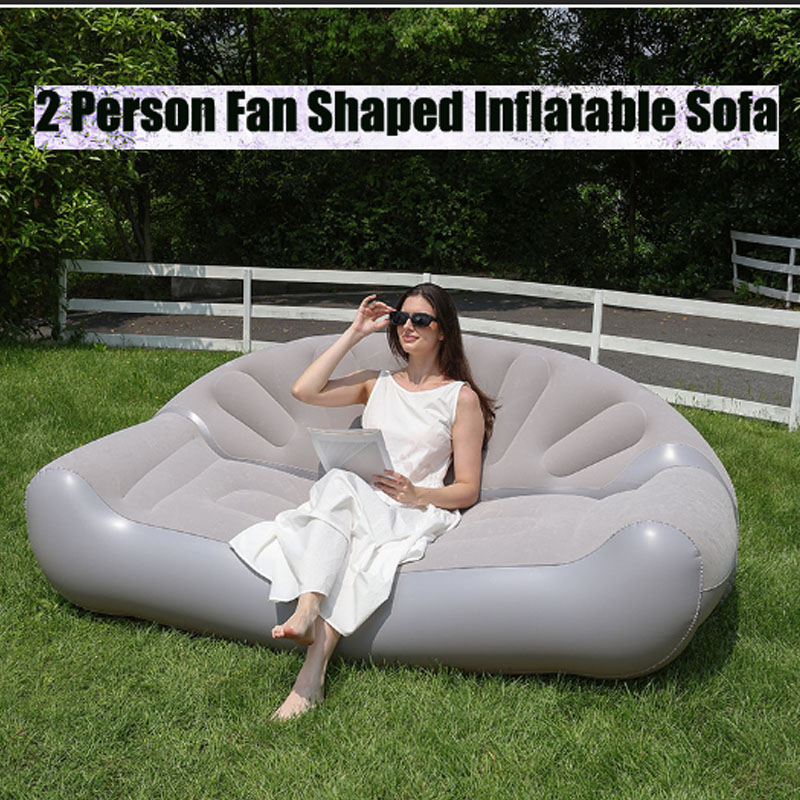 Sofa Tiup Bentuk Kipas untuk 2 - Outdoor Furniture Lounge Chair ulasan dan harga