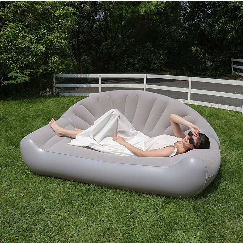 Sofa Tiup Bentuk Kipas untuk 2 - Outdoor Furniture Lounge Chair ulasan dan harga
