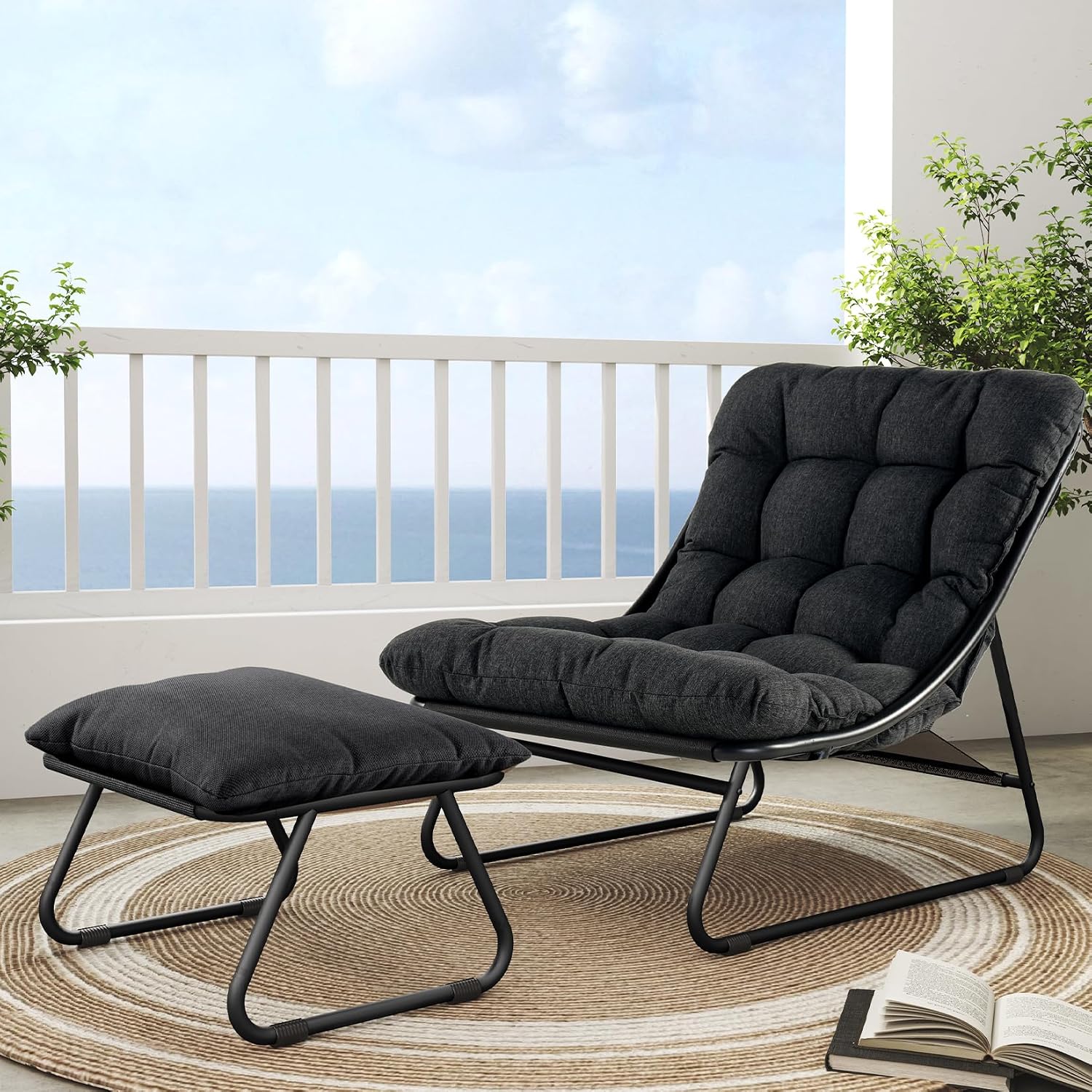 Kursi Santai Luar Ruangan deng - Outdoor Furniture Lounge Chair ulasan dan harga