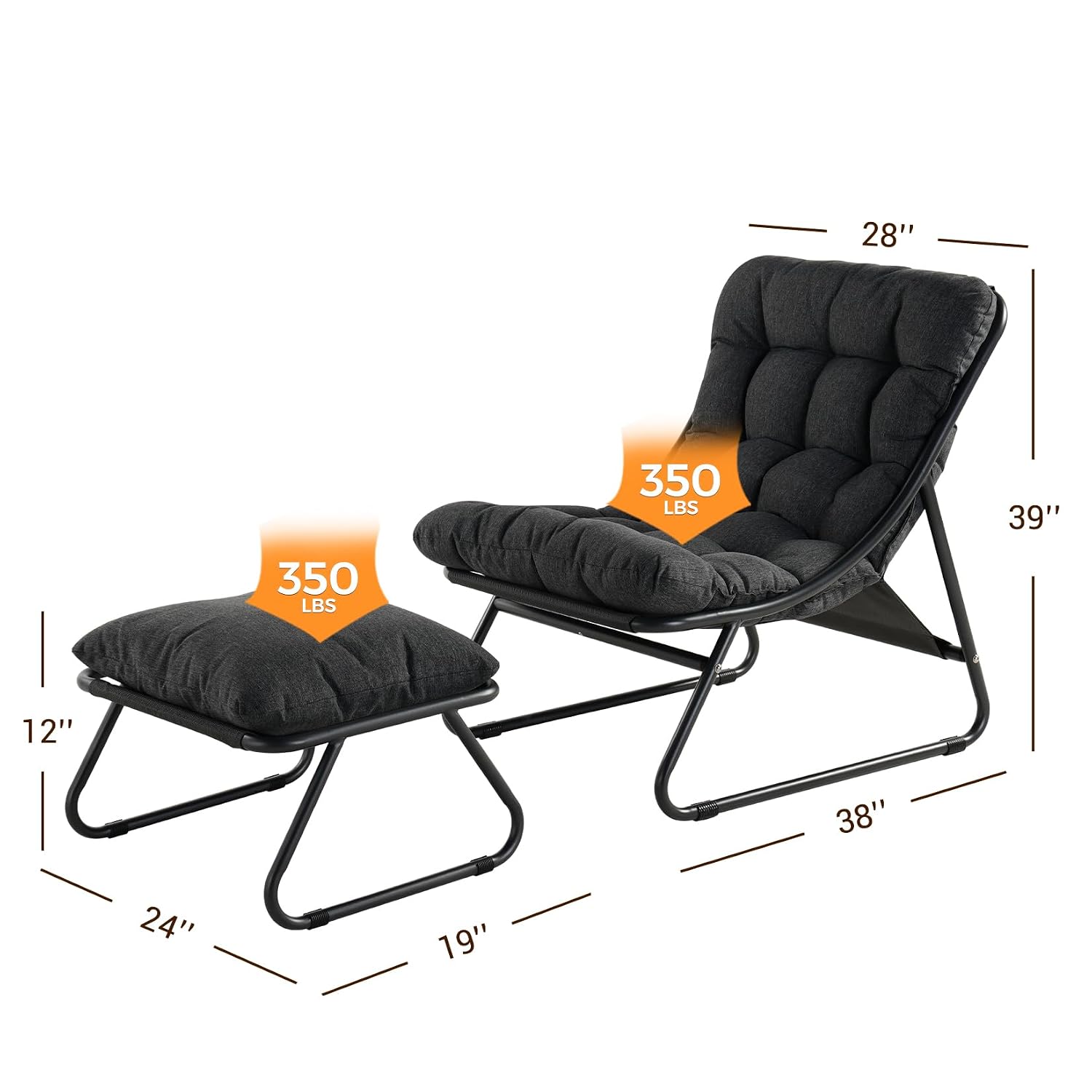 Kursi Santai Luar Ruangan deng - Outdoor Furniture Lounge Chair ulasan dan harga