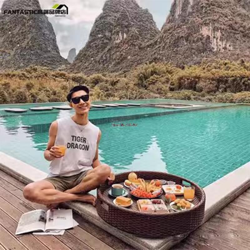 Nampan Rotan Bali untuk Kolam  - Outdoor Furniture In Bali ulasan dan harga