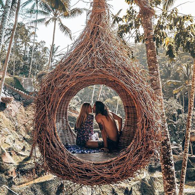 Kursi gantung rotan Nordik unt - Outdoor Furniture In Bali ulasan dan harga