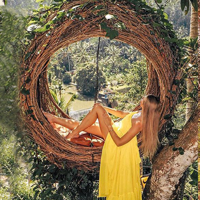Kursi gantung rotan Nordik unt - Outdoor Furniture In Bali ulasan dan harga