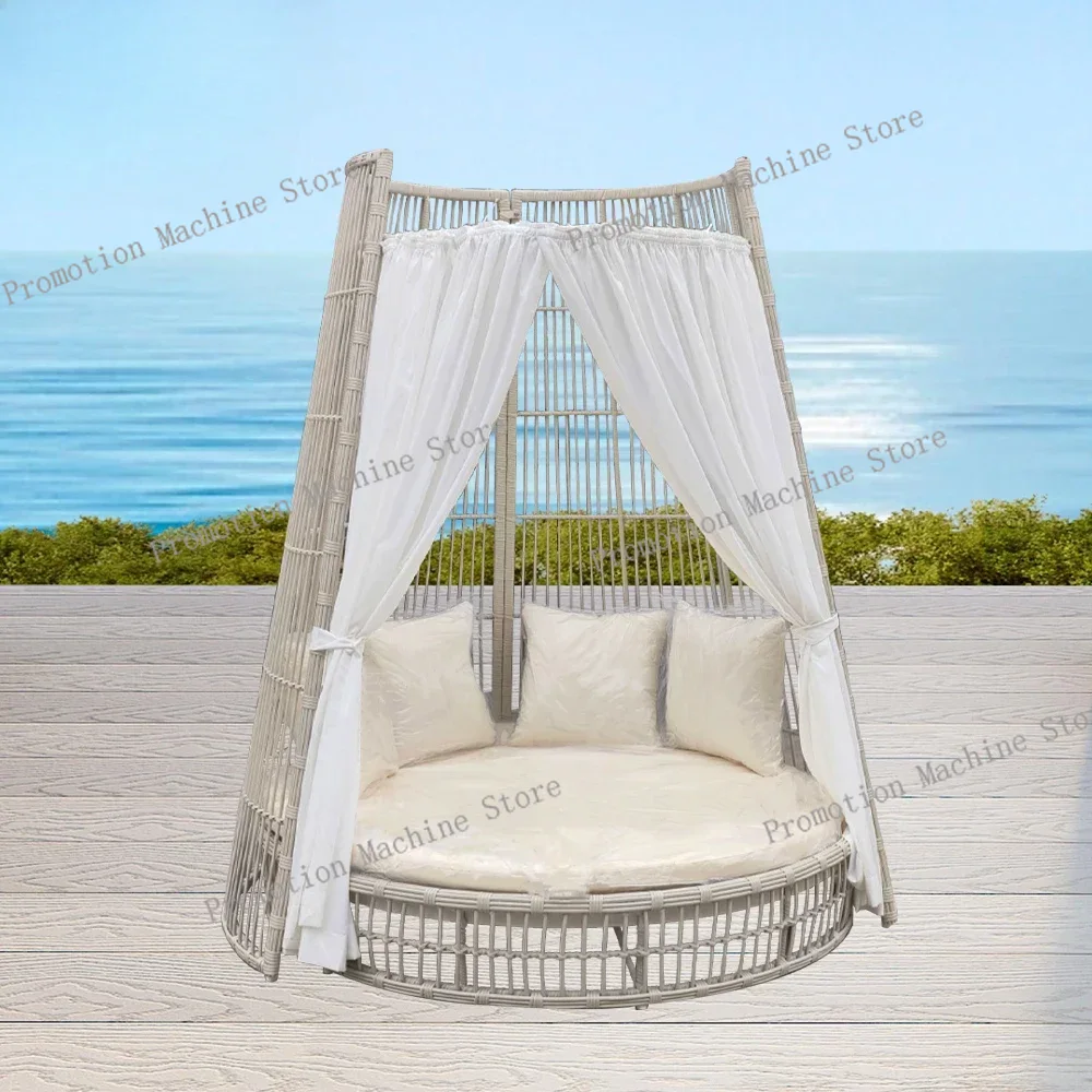 Kursi Santai Pantai Rotan Cube - Outdoor Furniture In Bali ulasan dan harga