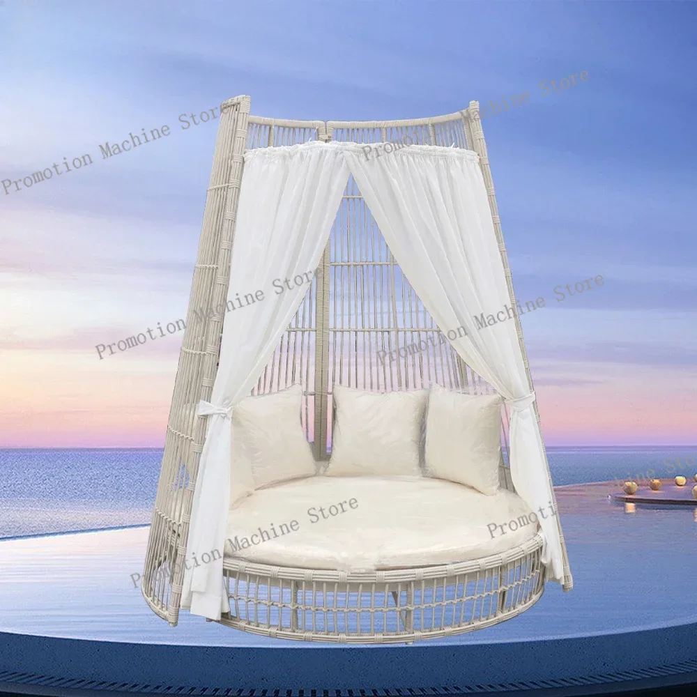 Kursi Santai Pantai Rotan Cube - Outdoor Furniture In Bali ulasan dan harga