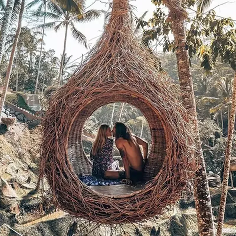 Kursi Gantung Rotan Nordik Bal - Outdoor Furniture In Bali ulasan dan harga