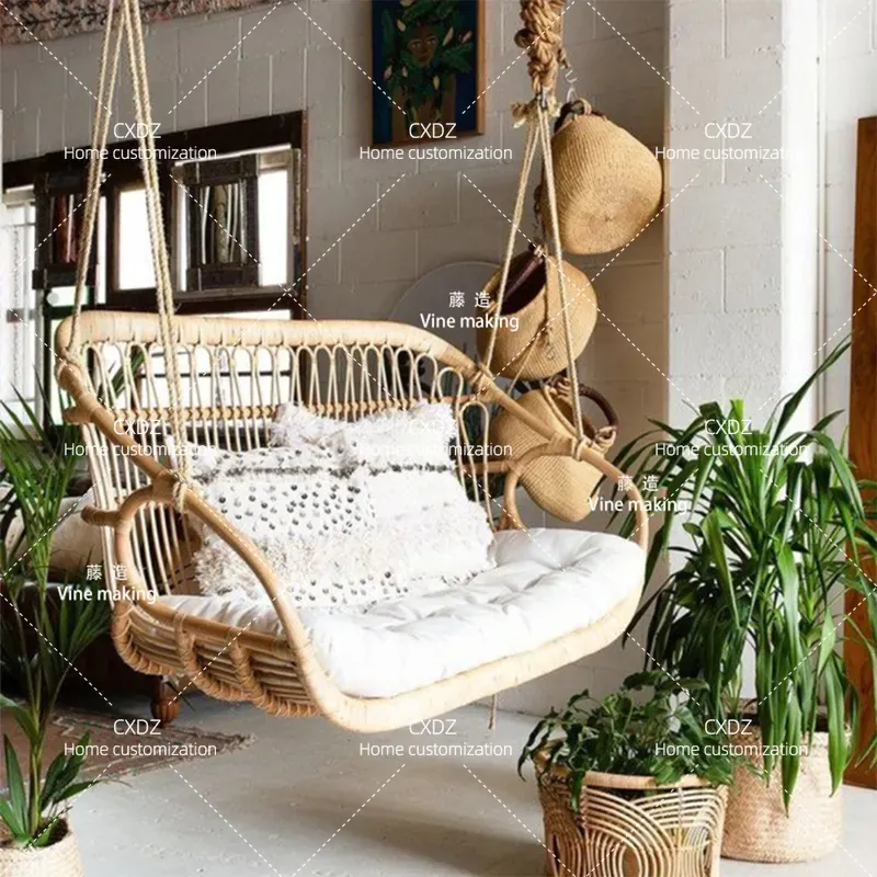 Kursi Gantung Rotan Ganda untu - Outdoor Furniture In Bali ulasan dan harga