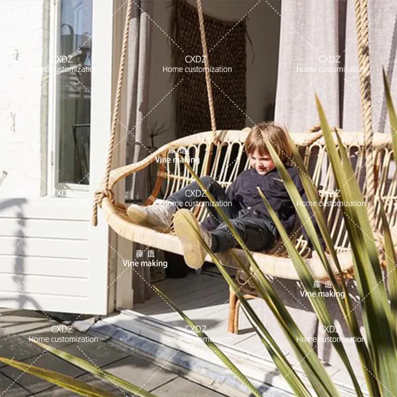 Kursi Gantung Rotan Ganda untu - Outdoor Furniture In Bali ulasan dan harga