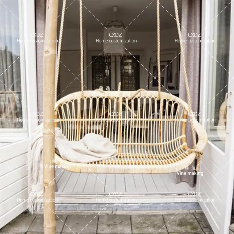 Kursi Gantung Rotan Ganda untu - Outdoor Furniture In Bali ulasan dan harga