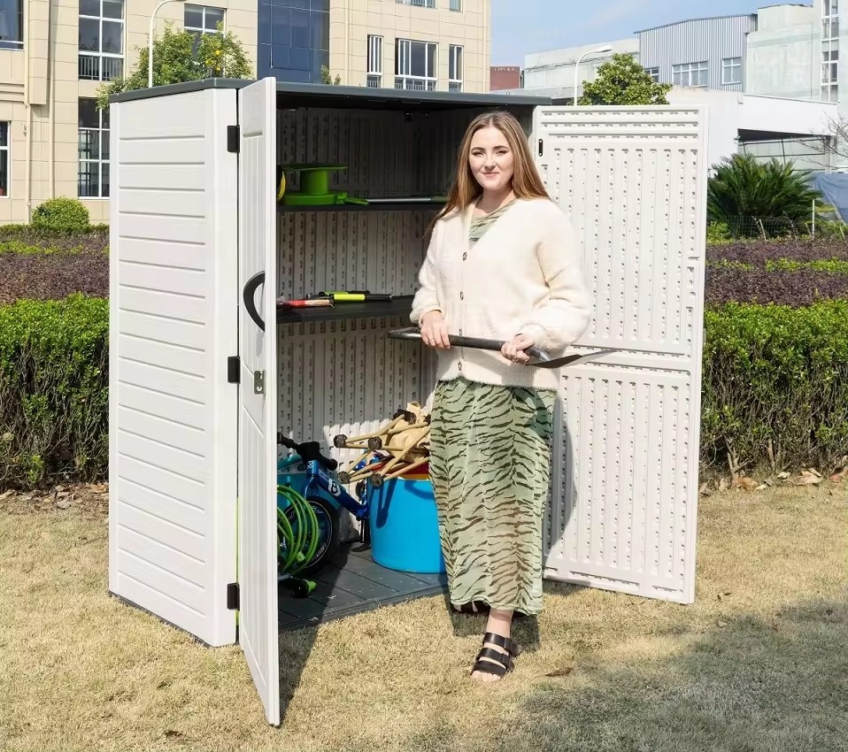 Lemari penyimpanan luar ruanga - Outdoor Furniture Store ulasan dan harga