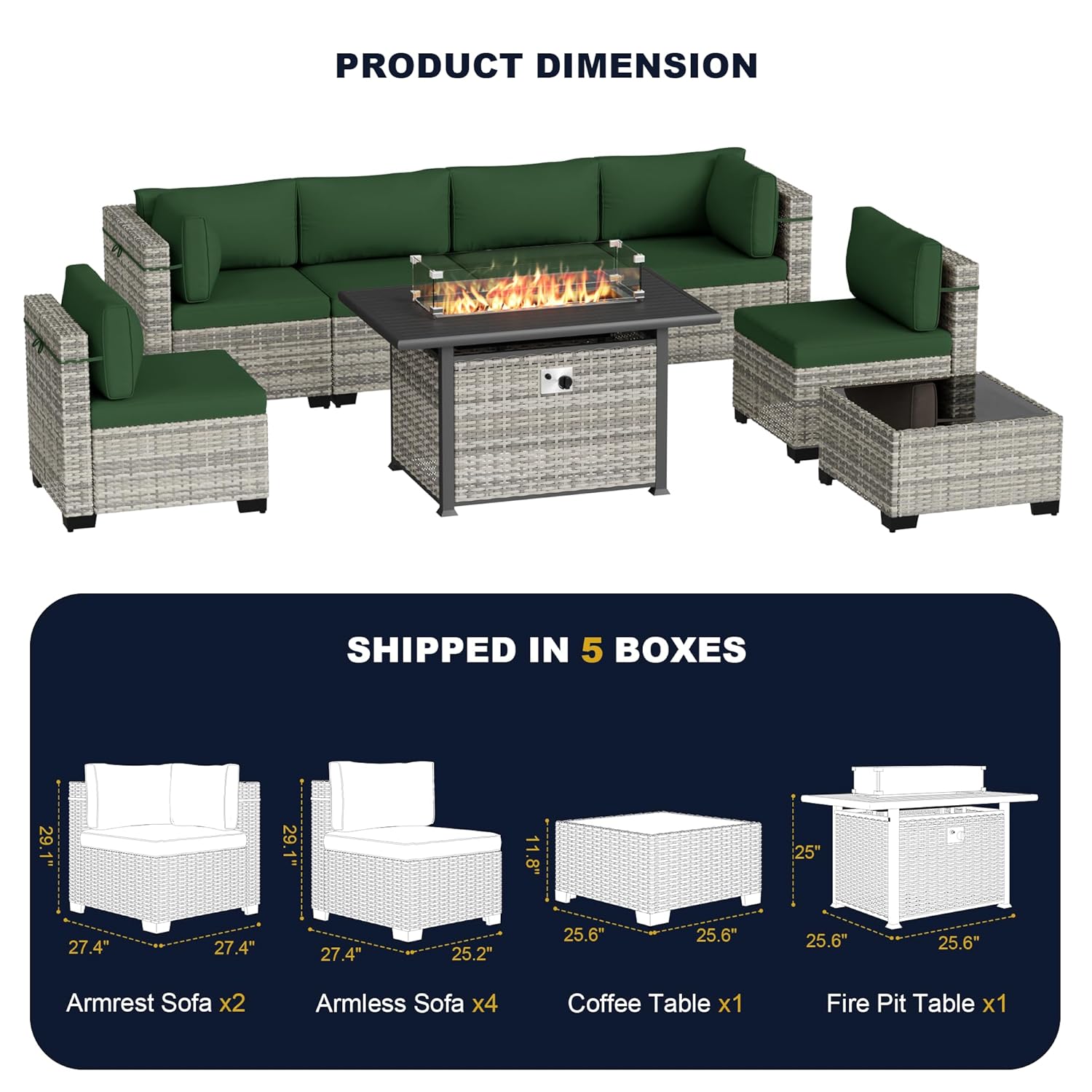 Set Furnitur Teras Luar Ruanga - Outdoor Furniture And Fire Pit ulasan dan harga