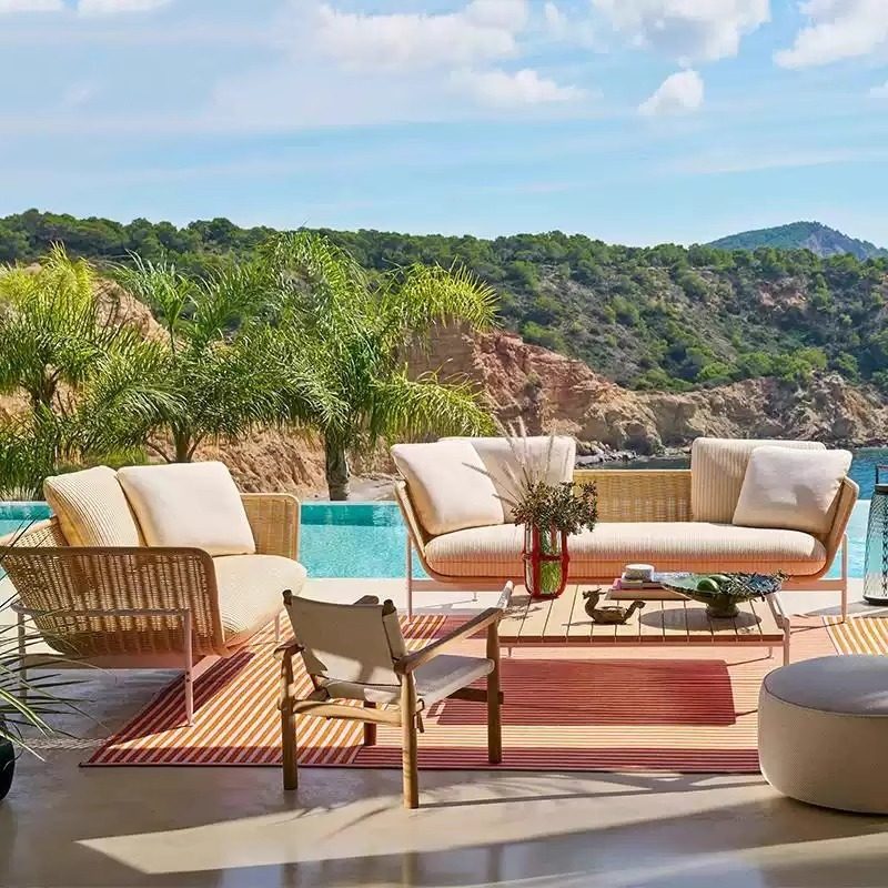 Sofa Luar Ruangan, Vila Halama - Outdoor Furniture Lounge Chair ulasan dan harga