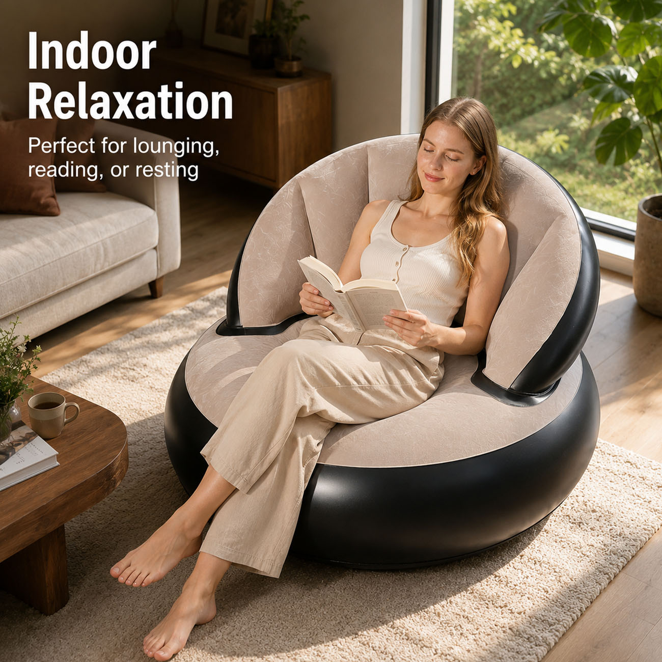 Kursi Tiup untuk Dewasa, Kursi - Outdoor Furniture Lounge Chair ulasan dan harga