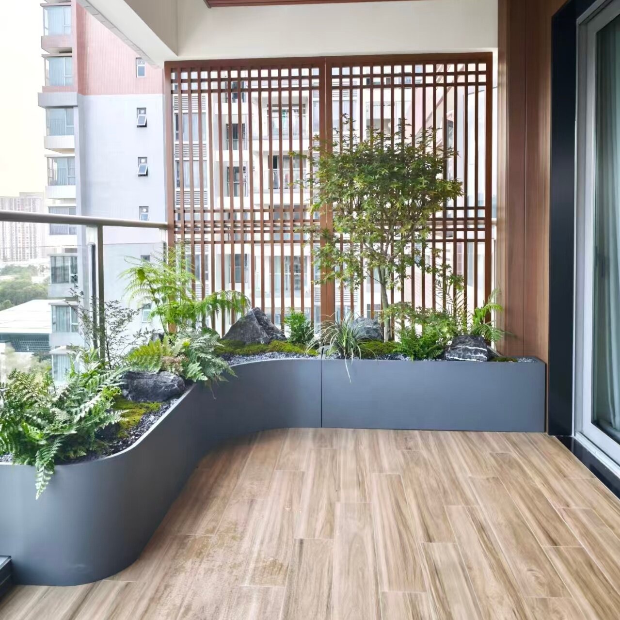 Pot Bunga Besi Tempa untuk Lua - Outdoor Furniture Store ulasan dan harga