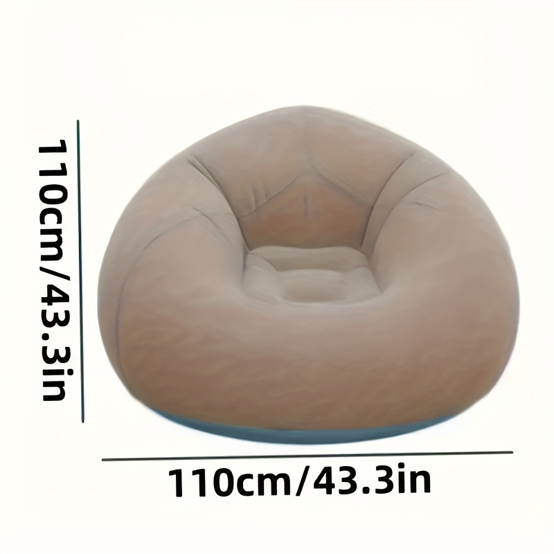 Kursi Sofa Tiup PVC Berbondong - Outdoor Furniture Lounge Chair ulasan dan harga
